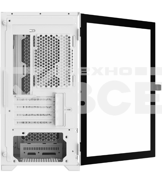 Компьютерный корпус 1STPLAYER TRILOBITE T3 White / mATX, TG / 4x 120mm LED fans inc. / T3-WH-4F1-W