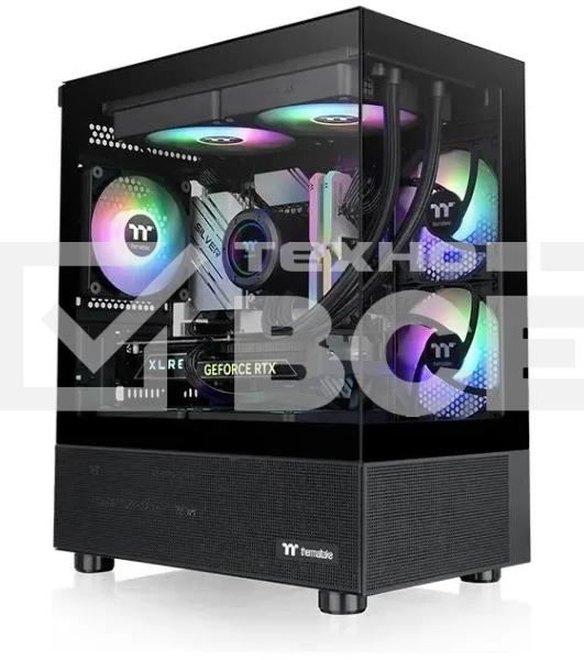 Компьютерный корпус Thermaltake View 170 TG ARGB черный без БП mATX 4x120mm 2x140mm 1x200mm 2xUSB3.0 audio bott PSU