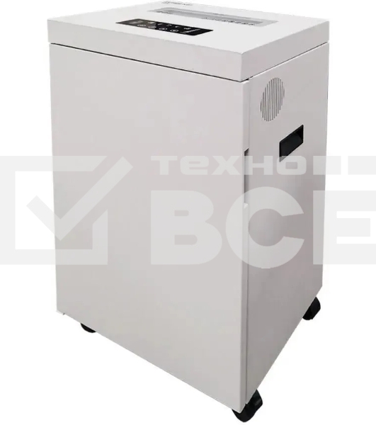 Шредер Office Kit S500 0,8x2 белый (секр.P-7) фрагменты 7лист. 50лтр. скобы пл.карты CD
