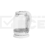 Чайник электрический Hyundai HYK-S3808 1.7л. 2200Вт белый (корпус: стекло), фото3