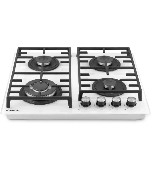 Газовая варочная поверхность Hyundai HHG 6438 WG белый
