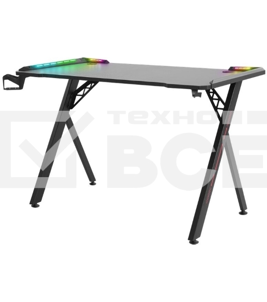 Стол игровой Defender EXTREME RGB BLACK