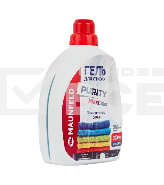 Гель для стирки Maunfeld Purity Max color 2000мл MWL2000PC