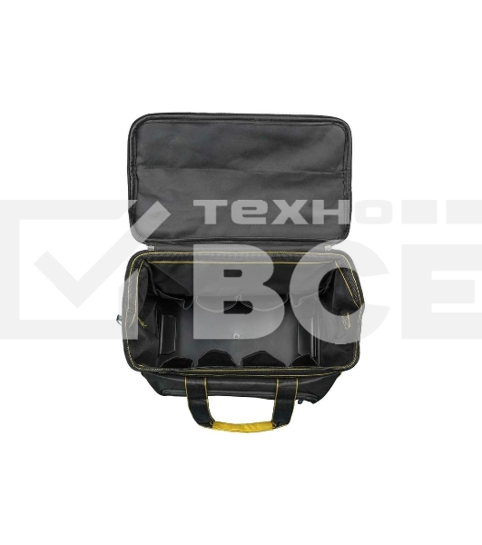 Сумка Navigator NTA-Bag07, 420х230х290мм, пластмассовое дно, черный/желтый