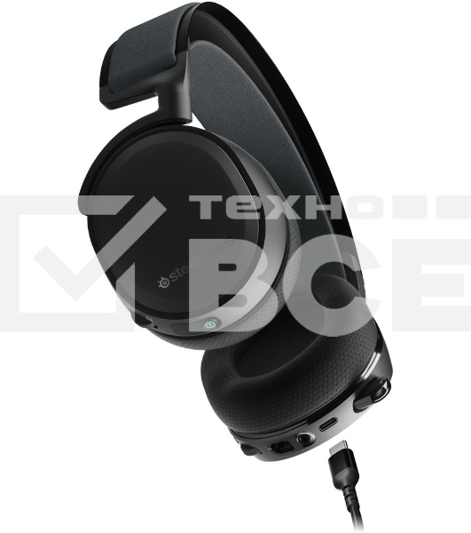 Наушники с микрофоном Steelseries Arctis 7+ черный мониторные Radio оголовье (61470)