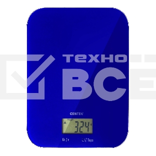 Весы кухонные Centek CT-2481 LCD BLUE