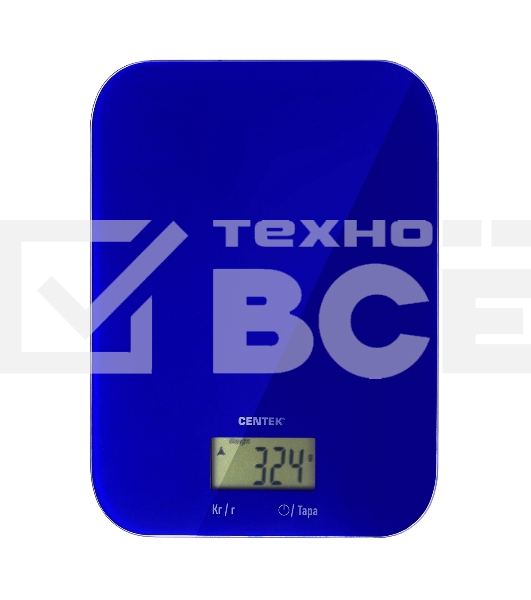 Весы кухонные Centek CT-2481 LCD BLUE