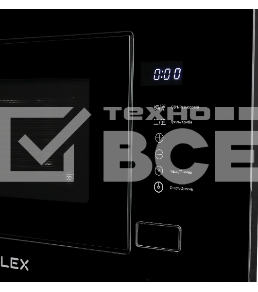 Микроволновая печь встраиваемая LEX Bimo 20.01 INOX нержавеющая сталь, 20 л, 700 Вт, переключатели - сенсор