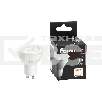 Лампа светодиодная FERON PRO LB-1607 (38178) 7 вт 230в GU10 дневной с линзой 38 гр., фото 1
