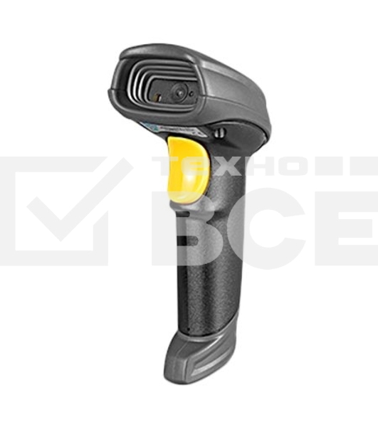 Сканер штрих-кода ручной Mindeo MD6600-HD_stand 2D имидж, проводной, подставка в комплекте, 100 скан/сек, USB, серый