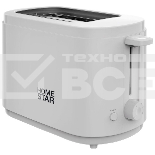 Тостер HOMESTAR HS-1050 белый, 750 Вт
