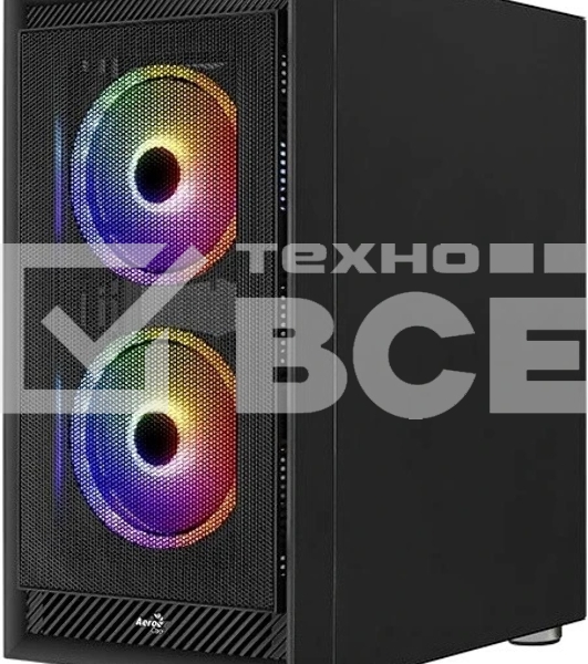 Компьютерный корпус Aerocool/Formula Graphite-G-BK-v2 черный без БП ATX 3x140мм 2xUSB 3.0 audio