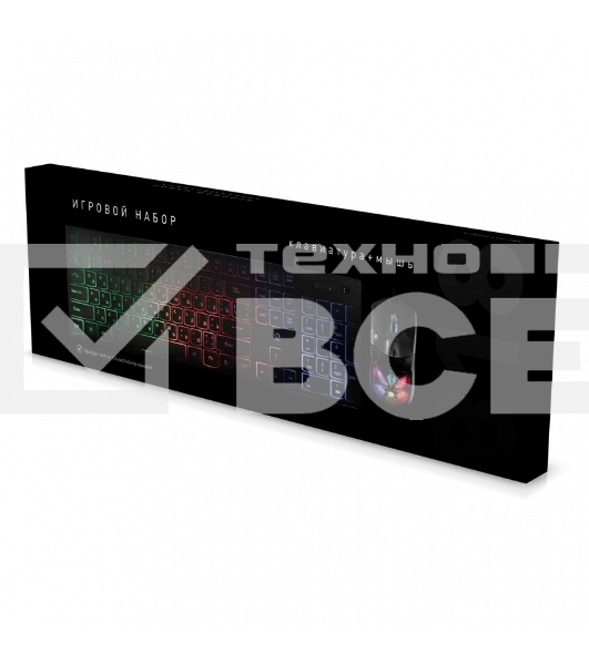 Комплект клавиатура+мышь Smartbuy (SBC-251750G-K) Rush B18 черный