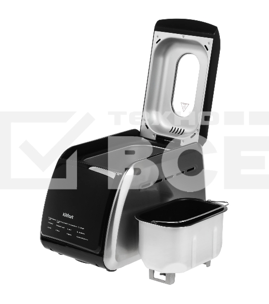 Хлебопечка Kitfort KT-305 черный/серебристый