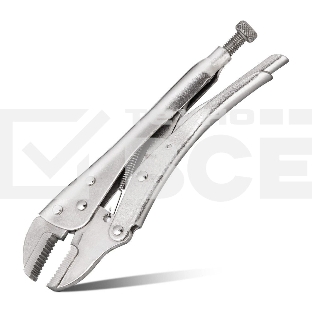 Зажимные клещи с прямыми губками Deli DL109010 220мм, рабочий ход 65мм, регулировочный винт