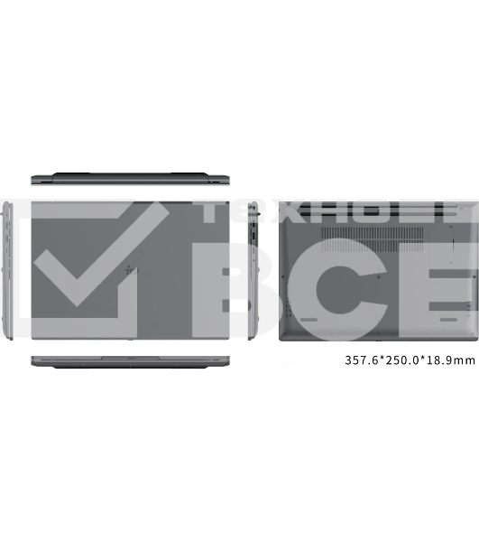 Ноутбук IRU Tactio 16ALB Core i5 1235U 16Gb SSD256Gb Intel UHD Graphics 16