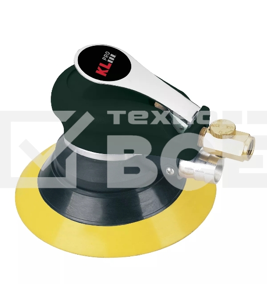 Профессиональная пневматическая орбитальная шлифмашина Klpro KLHA603V6 (150мм, 9000 об/мин, штуцер 1/4)