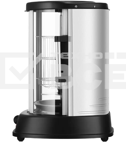 Шашлычница электрическая Kitfort КТ-1411 1500Вт серебристый/черный