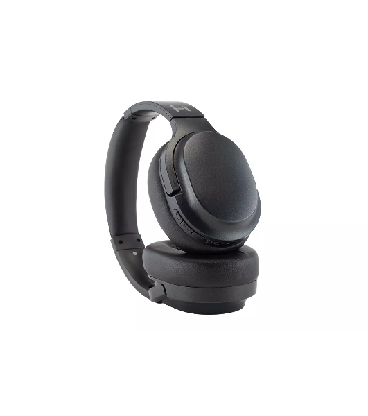 Беспроводные/проводные наушники Harper HB-712 черный, накладные, Bluetooth + проводной, активное шумоподавление, до 24 ч