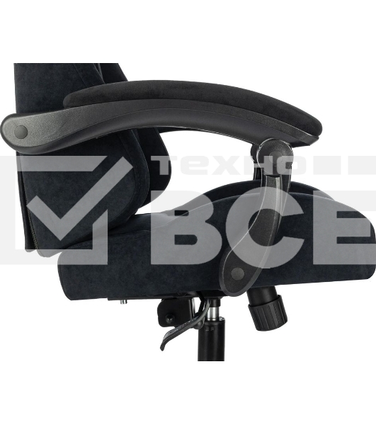 Кресло A4Tech Bloody GC-560 черный, ткань, 150 кг, подголовник, регулируемые подлокотники, механизм качания