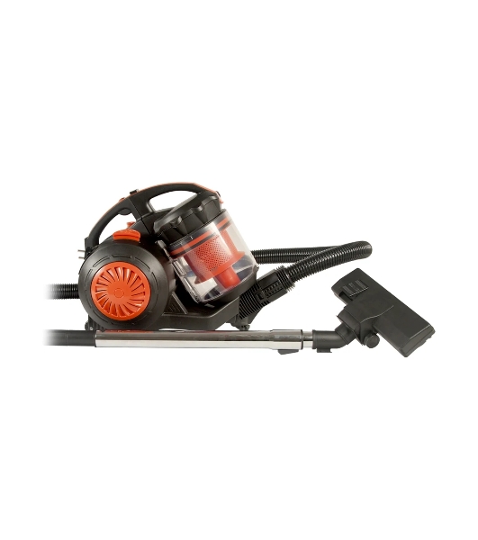 Пылесос Mystery MVC-1124 черный/оранжевый, 300/2000 Вт, уборка сухая, пылесборник контейнер 5 л