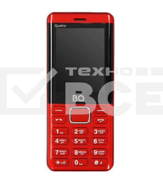 Мобильный телефон BQ 2453 Quattro красный