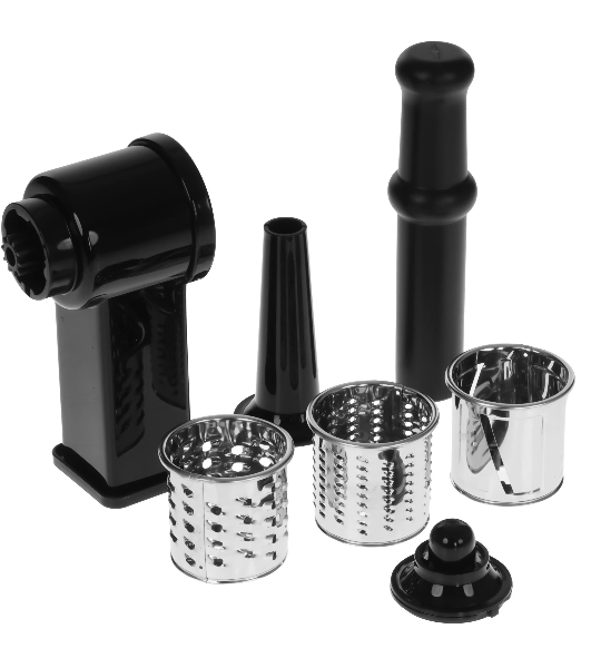 Мясорубка электрическая Oasis MG-LK2 чёрный, 1800 Вт, 1.8 кг/мин, реверс, защита от перегрузки, насадки - 3