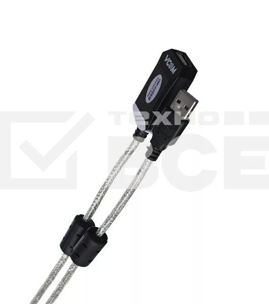 Кабель-адаптер VCOM VUS7049-25M USB2.0-repeater, удлинительный активный <Am-->Af> 25м
