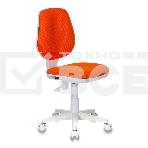 Кресло детское Бюрократ CH-W213/TW-96-1 оранжевый TW-96-1 (пластик белый), фото 1