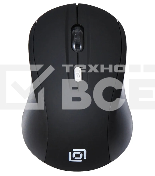 Мышь беспроводная Oklick 415MW черный, 1600 dpi, радиоканал, USB, кнопки - 4
