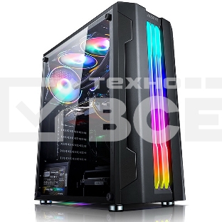 Корпус ALSEYE Auro 3.0-B Mini-ITX/Micro ATX/ATX, USB2.0*2+HD Audio+USB3.0*1, 