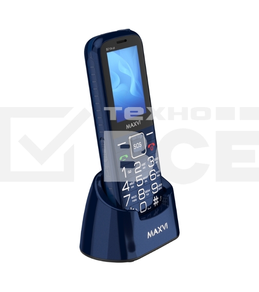 Мобильный телефон Maxvi B21ds up синий