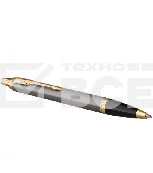 Ручка шариковая Parker IM Premium Grey Core GT (2214613) M, синие чернила, подарочная коробка