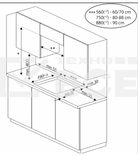 Индукционная варочная панель Hotpoint HB 1560S BF, независимая, черный