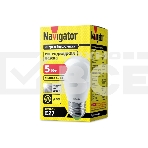 Лампа светодиодная Navigator 94 479 NLL-P-G45-5-230-4K-E27 5 Вт шар 4000К белый E27 400 лм 220-240В, фото2