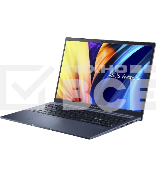 Ноутбук Asus Vivobook 15 X1502VA-BQ924 синий 90NB10T1-M01890 Core i7 13620H 16Gb SSD512Gb Intel Iris Xe graphics 15.6