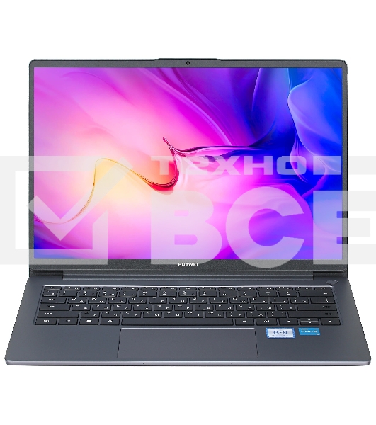 Ноутбук MateBook D14 MDF-X MendelF-W3851D серый i3-1215U/8/512GB NoOS 53014ASS