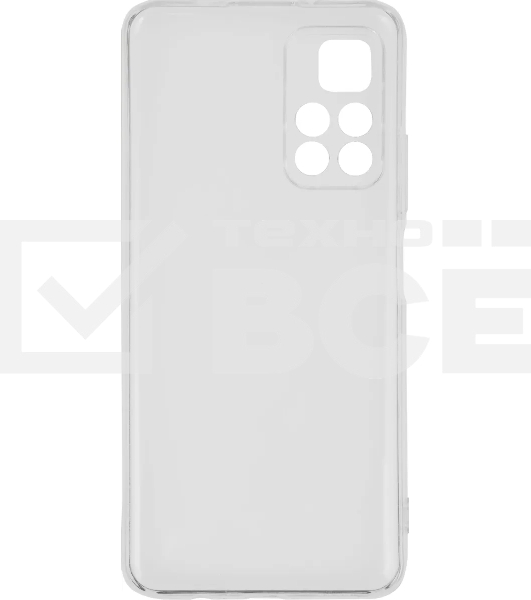 Чехол (клип-кейс) BoraSCO для Xiaomi Poco M4 Pro прозрачный