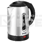 Чайник электрический BBK EK1815S черный/нержавеющая сталь, фото 1