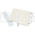 Блокнот Moleskine CLASSIC SOFT QP616B20 Large 130х210мм, 192 страниц, линейка, мягкая обложка, синий сапфир, фото2