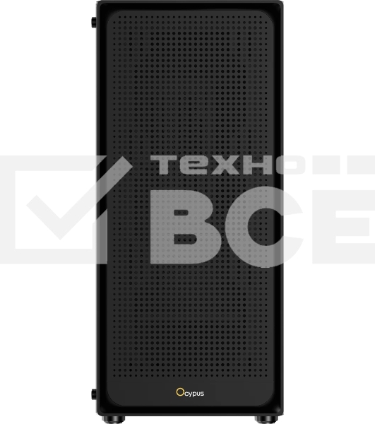 Компьютерный корпус Ocypus Gaммa C50 без БП черный (Gaммa-C50-BKG000XX-GL)