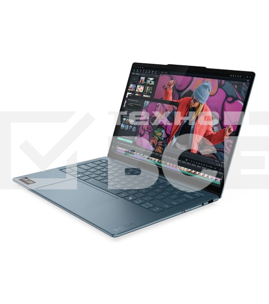 Ноутбук Lenovo Yoga Slim7 14AKP10 Ryzen AI 5 340 16Gb SSD1Tb AMD Radeon 840M 14' OLED 2.8K (2880x1800) Windows 11 Home turquoise WiFi BT Cam (83JY0009RK)