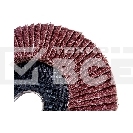 Круг лепестковый торцевой Kranz  циркониевый, P40, 125х22,2мм INOX, фото2