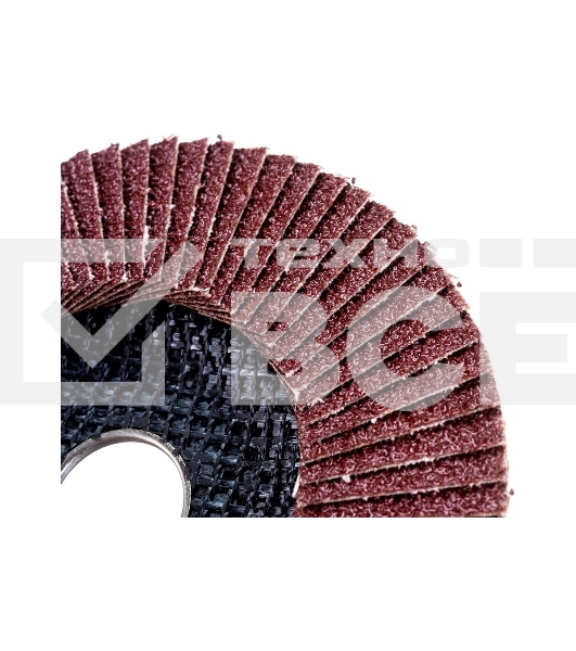 Круг лепестковый торцевой Kranz  циркониевый, P40, 125х22,2мм INOX