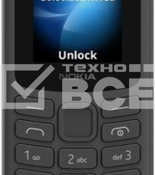 Мобильный телефон Nokia 105 TA-1557 DS EAC1 черный/угольный