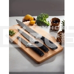 Набор кухонных ножей Fusion SK-3004 3 шт, черный, фото9