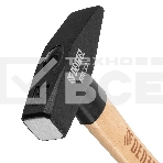 Молоток слесарный Denzel 600 г, кованый квадратный боек, буковая рукоятка, фото4