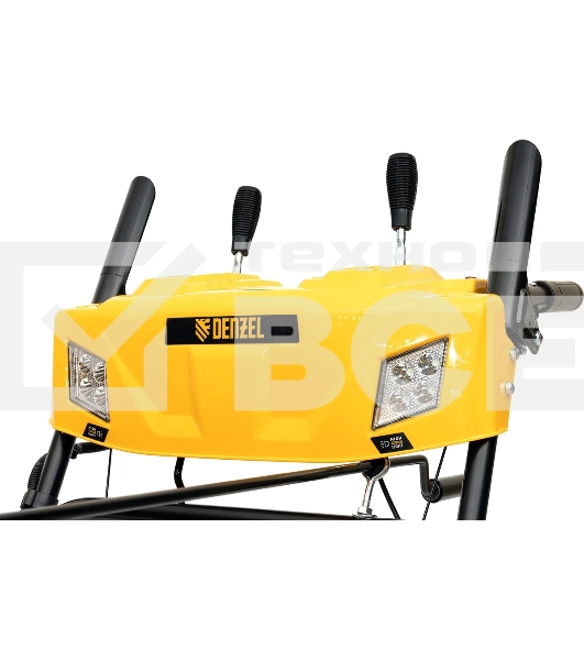 Бензиновая снегоуборочная машина Denzel SBM 610S PRO, 212cc, эл.старт, фара, обогрев
