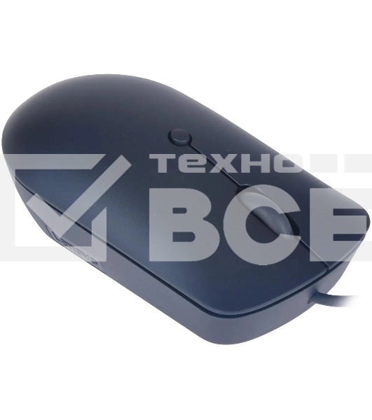 Мышь проводная Lenovo 540 синий, 2400 dpi, USB-C, кнопки - 4