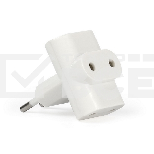 Разветвитель Smartbuy, 3 гнезда под плоскую вилку белый 6А 250B (SBE-06-A04-3)